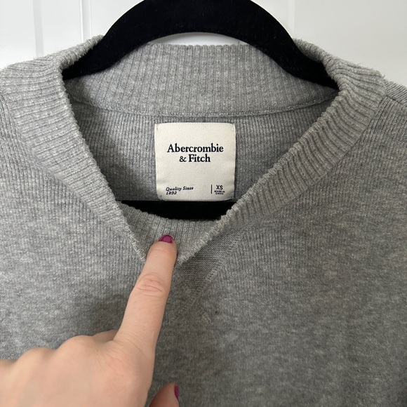 Abercrombie & Fitch Crewneck Lounge in gray, size XS - Picture 3 of 5